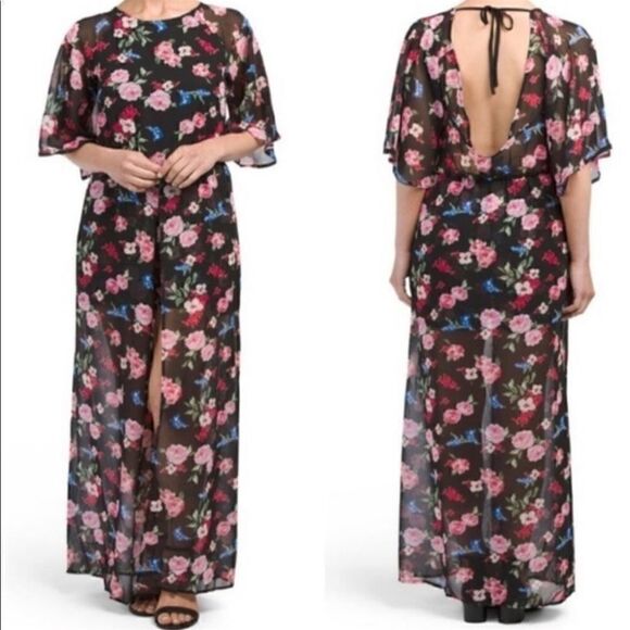 Romeo & Juliette Couture Floral Romper Dress Size M - Picture 1 of 7